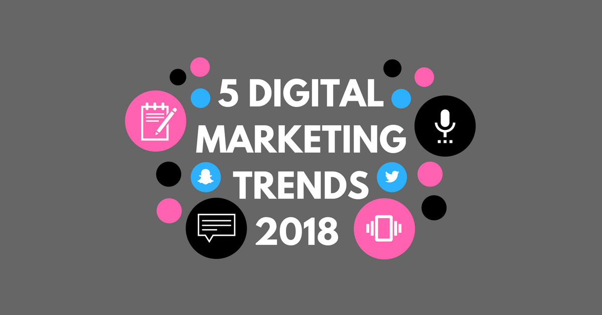 Top 5 Digital Marketing Trends for 2018 | Marketing Study by Infinite ...